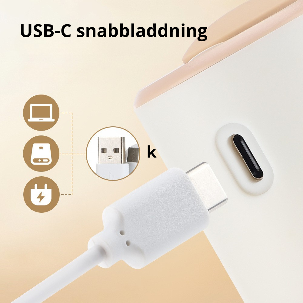 LED-Rödljus Massagekam för Hår och Scalp